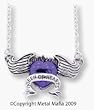 TATTOO INSPIRED QUEEN OF HEARTS NECKLACE