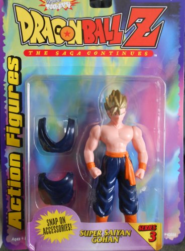 Irwin Action Figure Super Saiyan Gohan, Series 3 Dragonball Z Saga Continues MOC