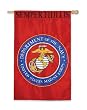 Marines Regular Size Applique Flag Marines Regular Size Applique Flag