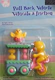 Pull Back Vehicle: Chicken Pushing Wagon