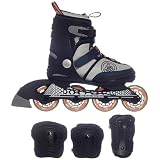 K2 SPORTS Junior Merlin Skates with Elbow and Wrist Pads by 