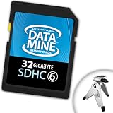DataMINE 32GB SDHC Class 6 Memory Card Featuring DataSafe Technology for your Samsung HZ25W / HZ50W / NX10 / SL35 / SL50 / SL502 / TL90 and More Digital Cameras