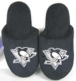 Pittsburgh Penguins Womens Jeweled Slippers - L