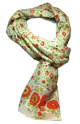 Anokhi 100% Cotton Voile Bitsy Citrus Fashion Scarf
