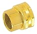 Gilmour 3/4-Inch Brass Double Female Swivel Hose Connector 7FPS7FH