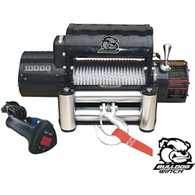 Bull Dog 10,000lb Jeep/Truck Winch Recovery Winch
