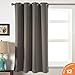 AMAZLINEN Sleep Well Blackout Curtains Toxic Free Energy Smart Thermal Insulated,52 W X 63 L Inch,Grommet Top,1 Panel Pack(Grey)