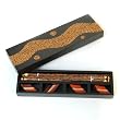 Handmade Coconut And Mango Wood Chopstick Set In Stylishly Designed Gift Box