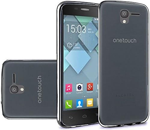 [Black] Alcatel TRU / Stellar Case, CRYSTAL Transparent Frosted Gel [TPU CANDY] Cover [SLIM] Bumper for Alcatel TRU / Stellar