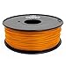 Gizmo Dorks 3mm (2.85mm) ABS Filament 1kg / 2.2lb for 3D Printers, Orange