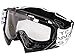 TMS® Adult BLACK GOGGLES Motocross MX Dirt Bike ATV Off-Road (2718-K)