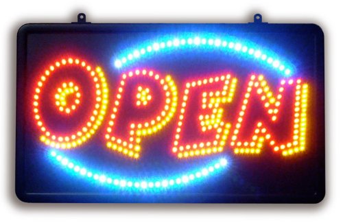 LED Open Sign - Animated Five Color