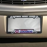 NHL Montreal Canadiens Black Plastic License Plate Frame