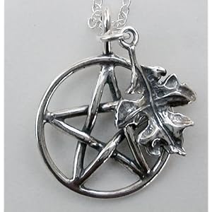 In Sterling Silver The Pentacle and Oak Leaf