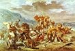 Kunstdruck Eug�ne Delacroix Realismus Bilder-Bild, hochwertige Reproduktion als Leinwandbild bzw. Leinwanddruck