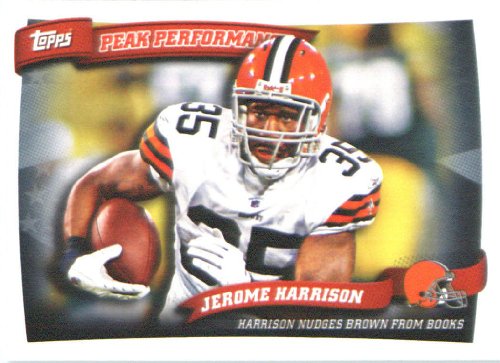 2010 Topps Peak Performance Football Card #PP30 Jerome Harrison Cleveland Browns