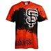 San Francisco Giants Orange Slide Tie-Dye T-shirt