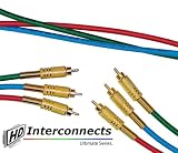 512uVOCE%2BuL. SL160  1m Pro Gold Deluxe 1080p Top End RGB Phono HDTV component Video cables leads 1 metre