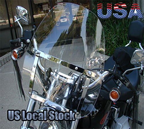 2016 Newest High Quality Motorcycle Clear Windscreen Windshield for Harley Davidson Honda Kawasaki Suzuki Yamaha