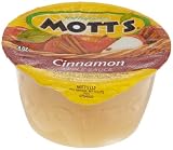 Mott's Cinnamon Applesauce, 6 - 4-Ounce Cups per Set, (Pack of 6)