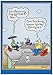 NobleWorks Funny Father's Day Greeting Card with 5 x 7 Inch Envelope (1 Card) Dad Dad on the Roof 0366Z