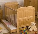 Nairn Country Pine Cot Bed with Drawer