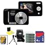 Vivitar Vivicam 8.1MP Black High Defition Digital Camera Plus 4GB Accessory Bundle