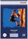 Eigenschaften diverse A4 / 25 / Schulheft A4 - Lineatur 25 - liniert mit Rand