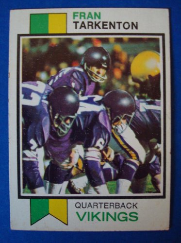 1973 Topps Football Trading Card Minnesota Vikings Fran Tarkenton #60