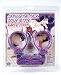 Japanese silk love rope ankle cuffs - purple