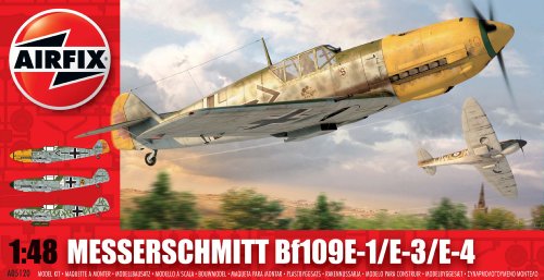 Airfix A05120 148 Scale Messerschmitt Bf109E Military Aircraft Classic Kit Series 5 Airfix A05120 148 Scale Messerschmitt Bf109E Military Aircraft Classic Kit Series 5
