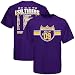 LSU Tigers Purple Route '09 Football Schedule T-shirt