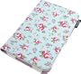 Lente Designs� Pink roses / flowers fabric Samsung Galaxy Tab 2 7" protective case with 'smart cover' auto on/off feature