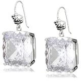 Juicy Couture Clear Large Cushion Cut Square Drop E