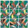 B Dazzle Woodpeckers Scramble Squares 9 Piece Puzzle