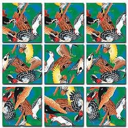 B Dazzle Woodpeckers Scramble Squares 9 Piece Puzzle