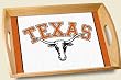 Glass Serving Tray ~ Texas Longhorns ~ 20 inches x 13 inches ~ code 971