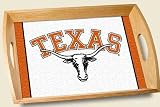 Glass Serving Tray ~ Texas Longhorns ~ 20 inches x 13 inches ~ code 971