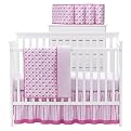 Polka Dot 4-pc. Crib Set - Pink