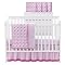 Polka Dot 4-pc. Crib Set - Pink