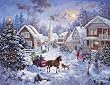 Springbok "Night Before Christmas" 1000 Piece Jigsaw Puzzle