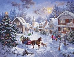 Springbok "Night Before Christmas" 1000 Piece Jigsaw Puzzle