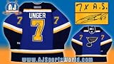 GARRY UNGER St. Louis Blues SIGNED Hockey JERSEY