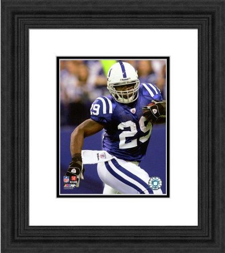 Framed Joseph Addai Indianapolis Colts Photo