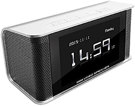 MVS03 HD Wireless Hidden Camera with Motion Detection, Mini Clock Security Home Device (WHITE)