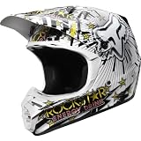 Fox Racing Ryan Dungey Rockstar Replica Mens V3 MotoX/Off-Road/Dirt Bike Motorcycle Helmet - White/Black / Large