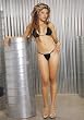 Micro Mini Vinyl Bra And Matching G-String (Black;One Size)