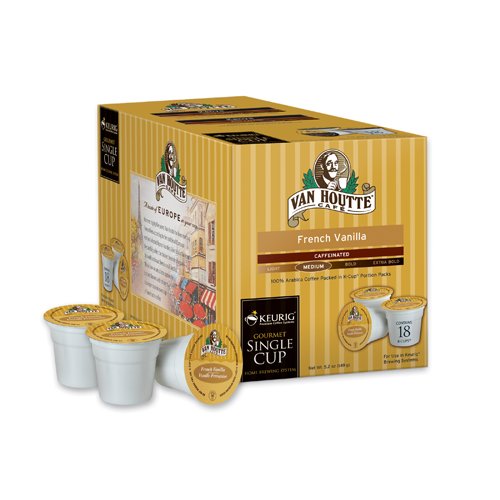 Keurig K-Cup Van Houtte Fench Vanilla, 18 pack.
