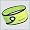Chartreuse fleece with black trim
