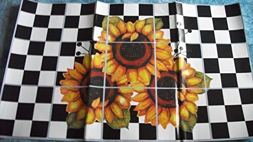 30 x 18 Sunflower Backsplash Sticker
